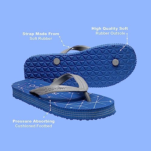 Image of Ortho + Rest Women's Women's Hawaii Slipper- Orthopedic and Diabetic Comfort Ortho Care, Bathroom Rubber Flip-Flops