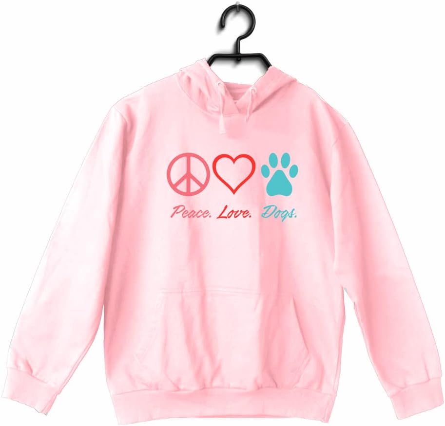 QuirkipediaPeace. Love.Dogs Dogs Tshirts, Hooded Sweatshirts