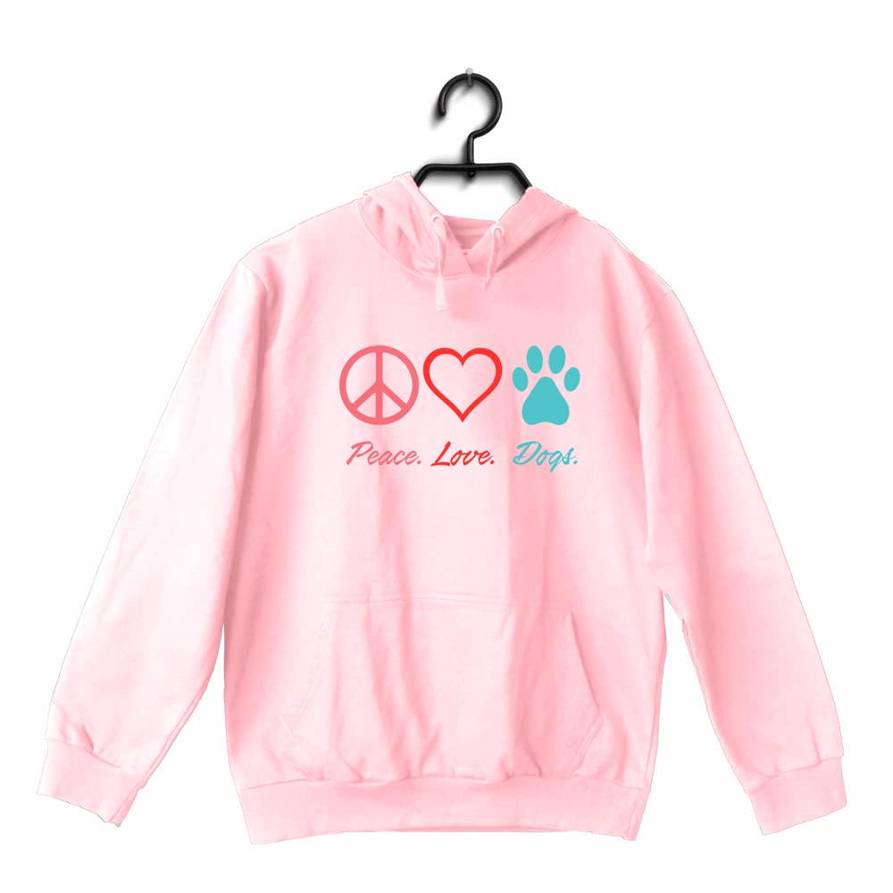 QuirkipediaPeace. Love.Dogs Dogs Tshirts, Hooded Sweatshirts
