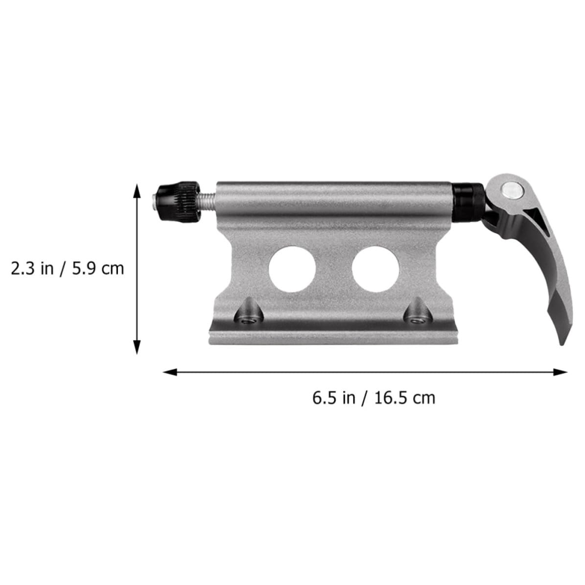 Support de Fourche de Roue Frontale pour Vélo en Alliage D'aluminium Levier de Libération Rapide, Lot de 2 Pièces pour Transport et Affichage Intérieur