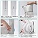 Kerykwan Portable Air Conditioner Window Vent Kit with 5.9” Exhaust Hose Adjustable Portable AC Window Kit for Ducting Universal Portable AC Seal Panel for Horizontal&Vertical Window