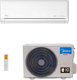 Ar Condicionado Split Hi Wall Ai Ecomaster Midea Inverter 9000 Btus Quente e Frio R32 220v