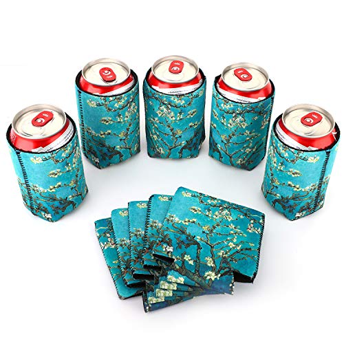 Nuovoware Funda de Enfriadores de Latas de Neoprenos, [10-PZS] Premium Cubierta de Aislamiento para Latas Botellas Cerveza Refresco para Can,...