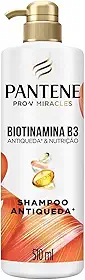 Pantene PRO-V Miracles Shampoo Antiqueda & Nutrição Biotinamina B3 para cabelos com queda 510ml