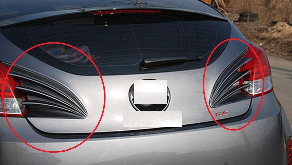 New Protective Shark Scoops Compatible with Hyundai Veloster 2011-2017 (Rear)