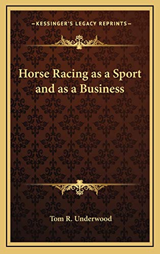 Horse Racing as a Sport and as a Business
