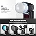 NEEWER Z1-C TTL Round Head Flash Speedlite for Canon with Magnetic Dome Diffuser, 76Ws 2.4G 1/8000s HSS Speedlight, 10 Levels LED Modeling Lamp, 2600mAh Battery, 480 Full Power Shots, 1.5s Recycling