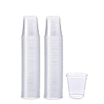 GUSTO Clear Plastic Cups [3 oz - 100 Count] - Small Disposable Drinking Cups for Water, Mouthwash, Bathroom, Tasting & More - Crystal Clear, BPA-Free, Durable Polypropylene (Formerly Comfy Package)