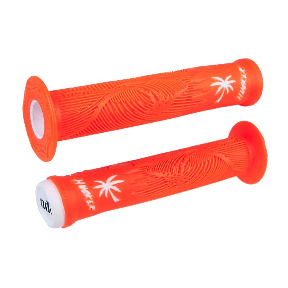 Odi Hucker Signature BMX Grip - Orange/White - 15-567