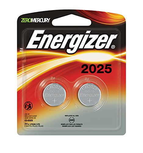 Energizer Lithium Coin Watch/Electronic Battery 2025, 2 Count