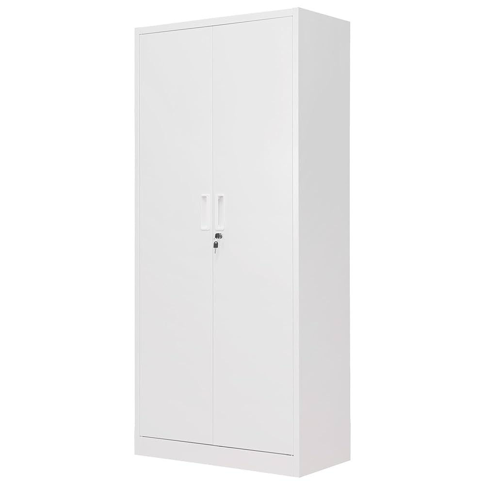 Amazon | OSJ スチール書庫 両開き書庫 書類保管庫 高さ180cm