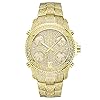 JBW Men’s Luxury Jet Setter 2.34 ctw Diamond Wrist Watch with Stainless Steel Link Bracelet