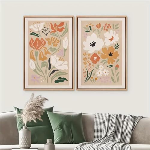 Œuvre D'Art sur Toile Florale pour Illuminer un Mur Vide et Personnaliser la Maison