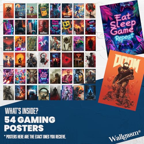 Image of Wallgasm paper Gaming Art Bundle - Set of 54, 4 x 6 Inches Posters