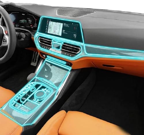 Film PPF anti-rayures pour console centrale BMW i4 G26 protection TPU auto-guérison