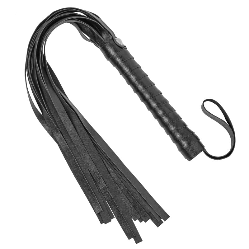 Shadow, Kit de BDSM, 8 Accesorios, Cuero Vegano, Interior Suave y Acolchado (Negro)