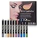 Sombra de Ojos Stick, Pen Eyeshadow, Eyeshadow Glitter, Lápiz de Sombra de Ojos, Sombra de Ojos Hipoalergenico Waterproof Long-lasting Eye Shadow Stick Sombra de Ojos Lápiz, 10PC