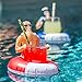 NPW Inflatable Drink Holders, Set of 3, Hunk