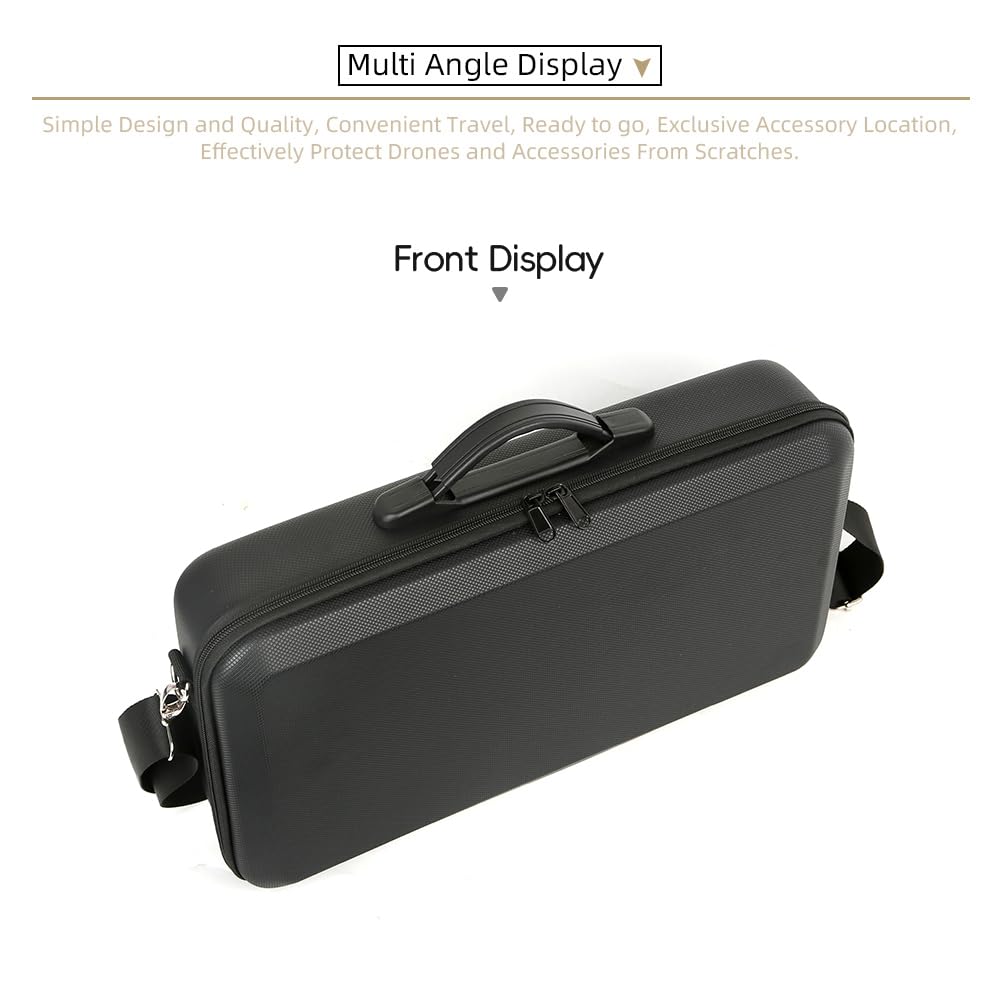 Futerał do DJI Avata 360, wodoodporna torba do przechowywania PU przenośny organizer podróżny pokrowiec ochronny z paskiem na ramię do Avata 360 Drone, pilota zdalnego sterowania RC 2 i jednej
