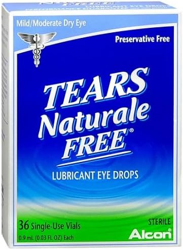 Tears Naturale Lubricant Eye Drops, Single Use Vials 36 ea