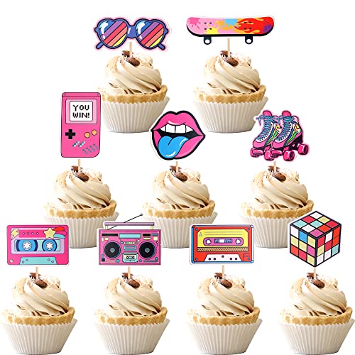 Lot De 12 Décorations Comestibles Pour Gâteaux Et Cupcakes D