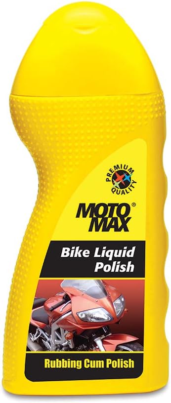 Bike Liquid Polish 100 ml |Removes tough stains, High Gloss & Shine on painted metal and plastic surfaces | Comes with a sponge for easy application on bike, motorbikes motorcycle