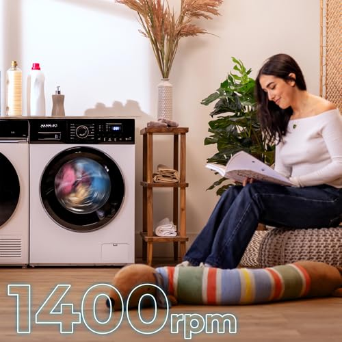 Cecotec Waschmaschine 6 kg Bolero DressCode 6150 Inverter A, klasse A, 1000 U/min, Inverter Plus Motor, Steam Max, 12 Programme, Trommelreinigung, Verzögerter Start, Kindersicherung, LED-Display - 2