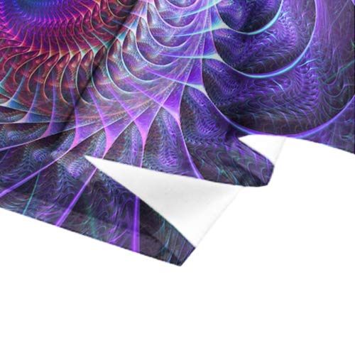 New Purple Tie Dye Psychedelic Trippy Art Wall Tapestry Hippie Art Tapestry Wall Hanging Home Decor Extra Large Tablecloths 60X90 Inches For Bedroom Living Room Dorm Room #TOP3