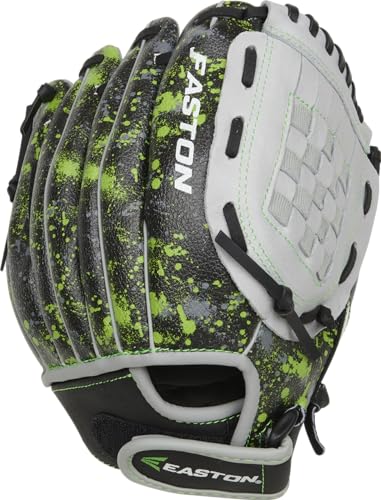Easton | HAVOC Baseball Glove | Right Hand Throw | 10" - Basket Web | Black/Optic Green - image 3