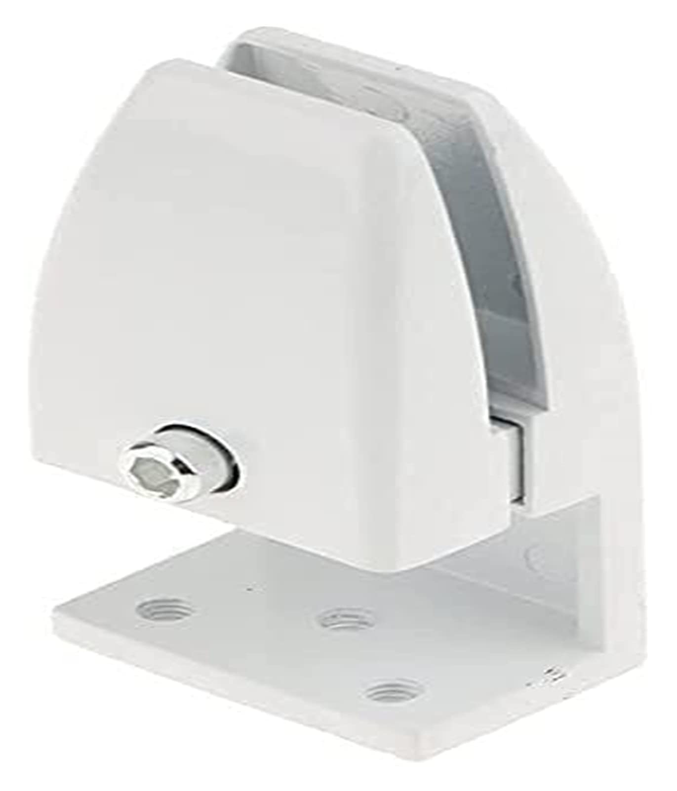 Clip fixation verre et écran de bureau Bezel ajustable sans perçage x2