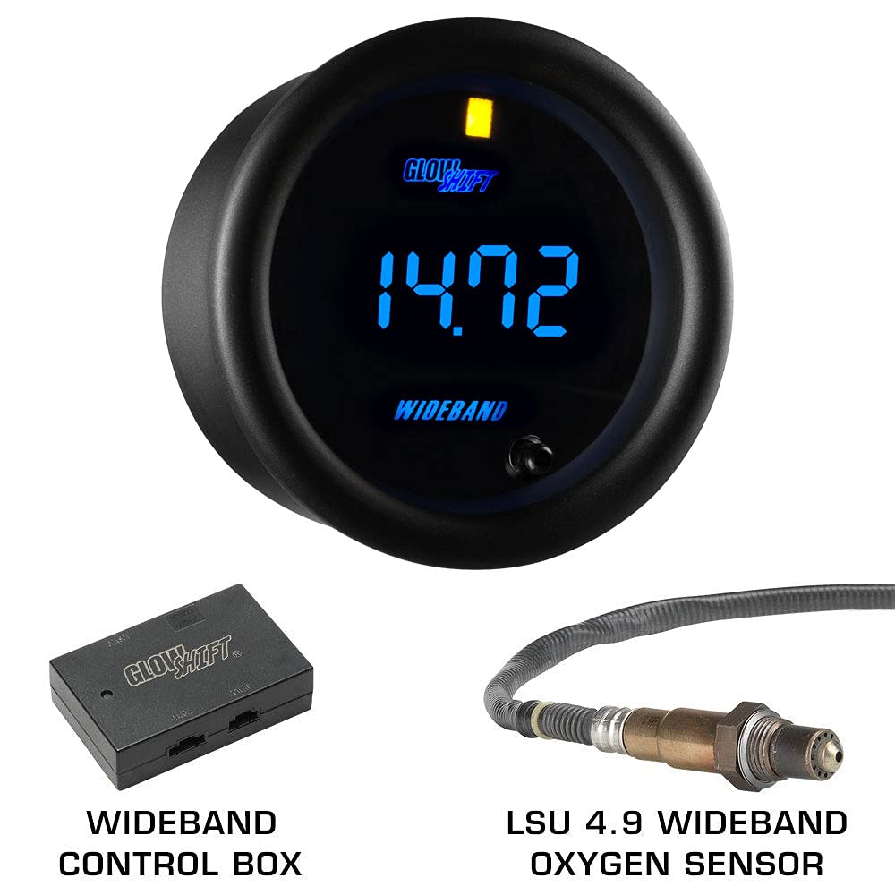 GlowShift Gauge Package Compatible with Subaru Impreza WRX STI 2002