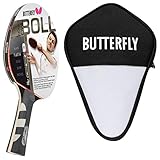 Butterfly Timo Boll Platin Tischtennisschläger + Cell Case Tischtennishülle | Tischtennisschlägerset | Tischtennis Profi Set