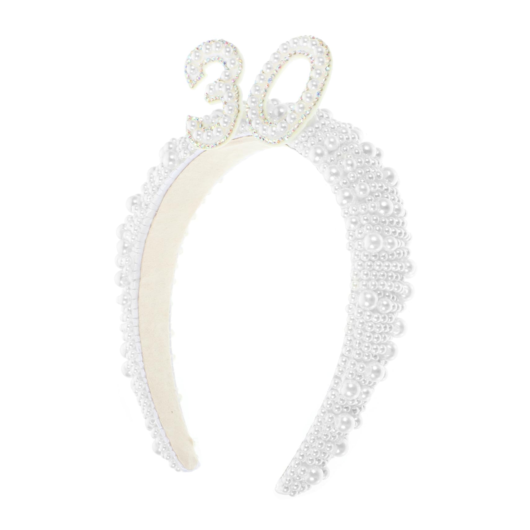 Accessoires cheveux de mariée type bandeau rembourré haute couture