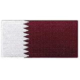 Bestickter Aufnäher mit Katar-Flagge, zum Aufbügeln, arabisches Nationalemblem