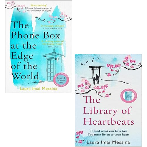 Laura Imai Messina 2 Books Collection Set (The Library of Heartbeats [Hardcover], The Phone Box at the Edge of the World)