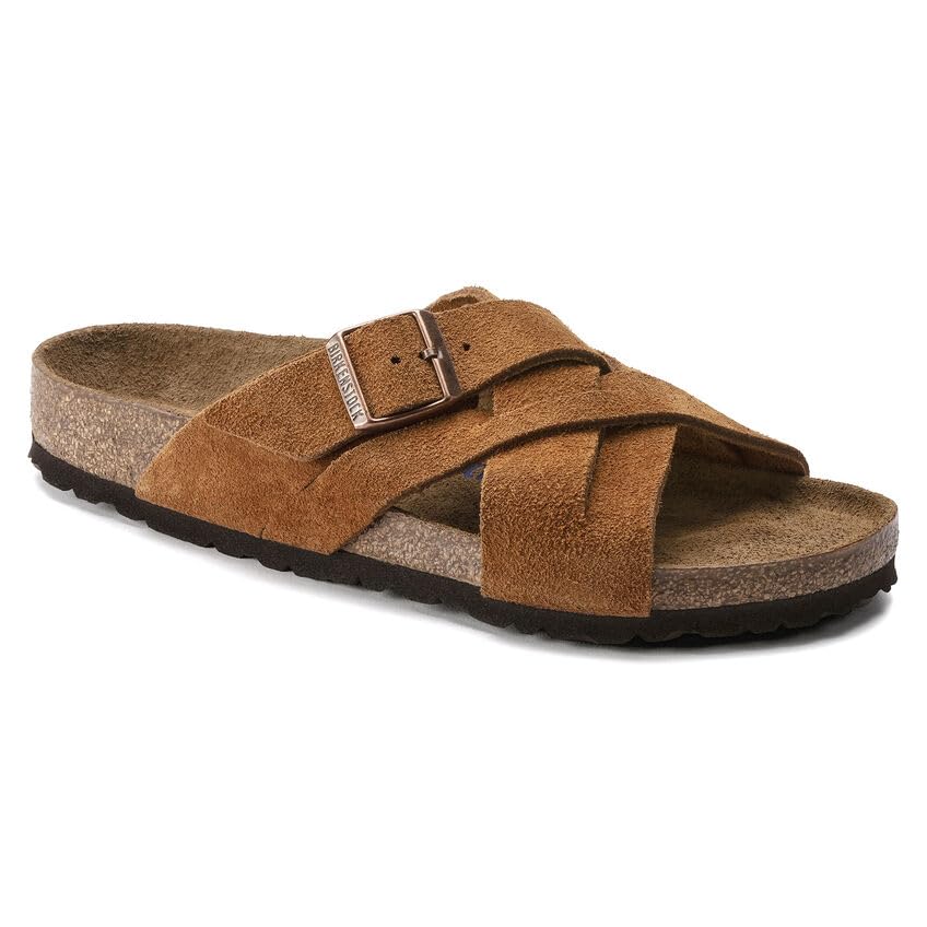 Image of Birkenstock Lugano Soft Footbed Suede Sandals