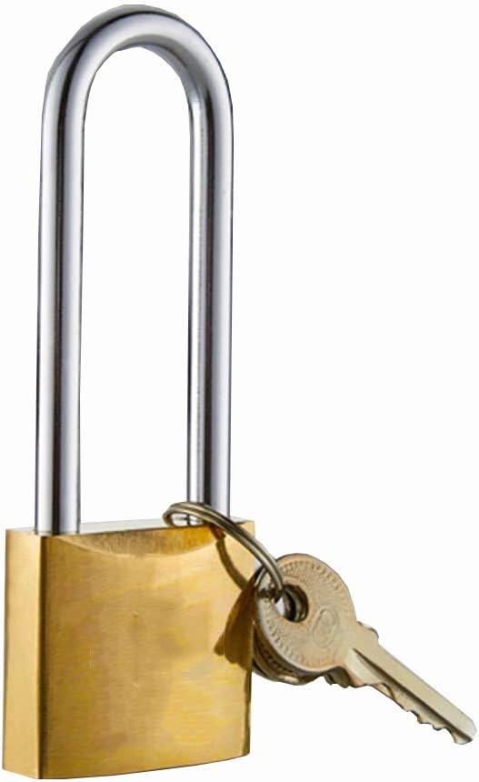 Keyed Padlocks with 3 Padlocks with The Same Key, Waterproof, Rust-Proof and Anti-Theft Security Lock, The Width of The Lock Body is 25mm32mm38mm50mm (Size : 50x126mm)