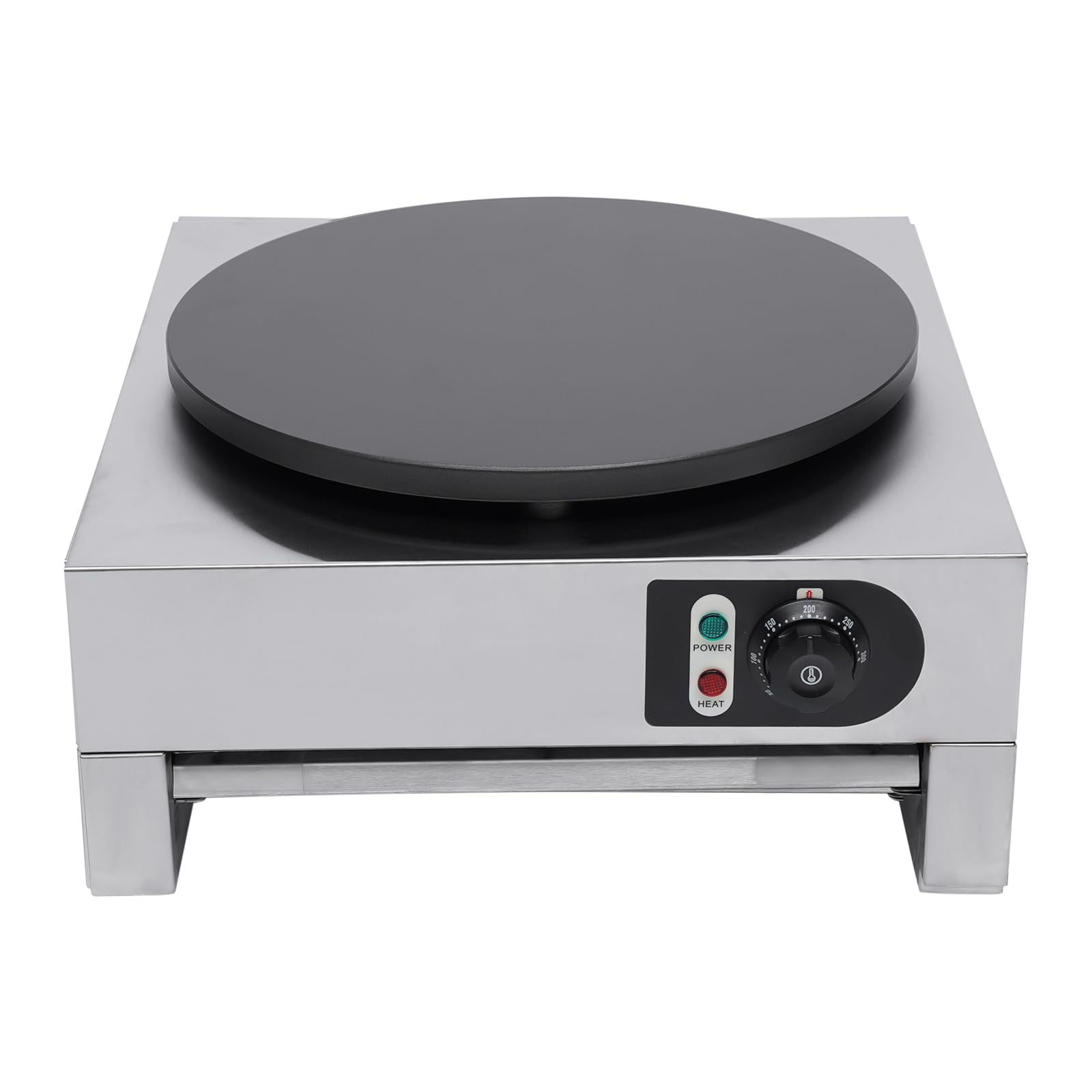 Crepes - Crepes (3000 W, con distribuidor de masa, revestimiento antiadherente, diámetro de 400 mm, para crepes y tortitas