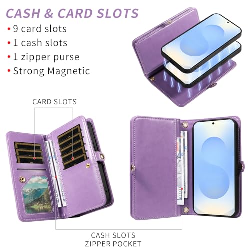 Coque pour Samsung S26 Plus Asuwish violette anti-rayure avec design ajusté - 3