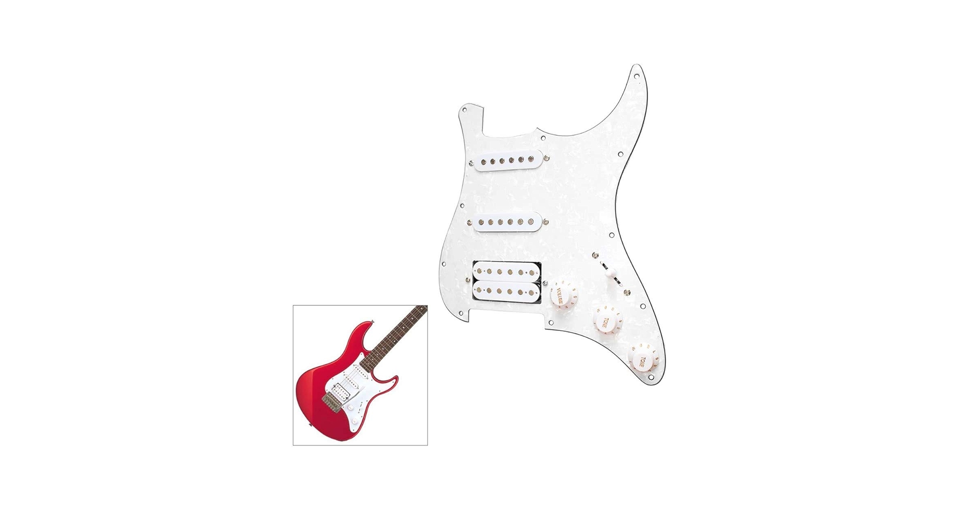 エレキギター ブラック 22フレット ハムバッカー Amazon | Colaxi SGエレキギター部品のための天然カエデギター