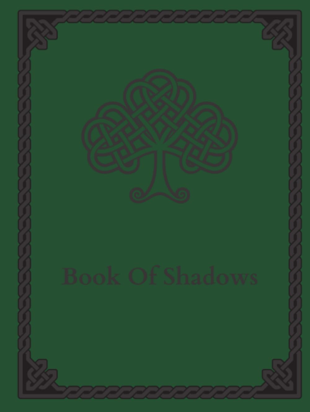 Book of Shadows: Tree of life Celtic knot Magical Spell book used in witchcraft