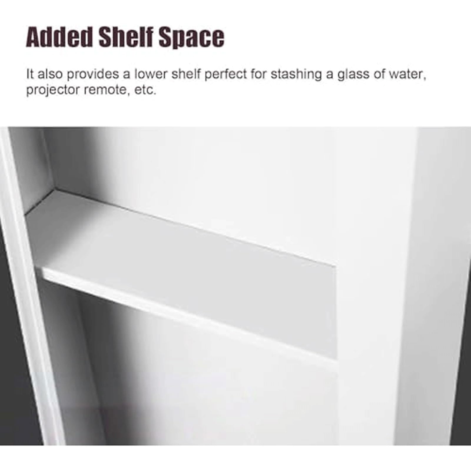 Pupitre de pupitre sur Pied en Acier Inoxydable avec Serrure | Hoste sur pied avec chaires à support supérieur incliné for églises, hôtel avec espace de stockage(Rose Gold)