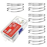 5 Pack Heavy-Duty Compression Springs, 1.6mm Wire × 30mm OD × 25mm Length, Stainless Steel Mechanical Springs for Tools, Auto Repair, Industrial Applications