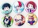 MY HERO ACADEMIA - BUTTON PACK (6 PCS SET) 1 inch Pin Lock - ANIME SERIES - OCHACO TSUYU IZUKU ALL MIGHT SHOTO KATSUKE