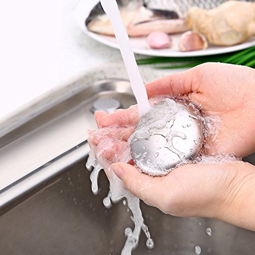 Image secondaire de TRIXES Barre de Savon en Acier Inoxydable pour Eliminer Les Odeurs de Cuisine