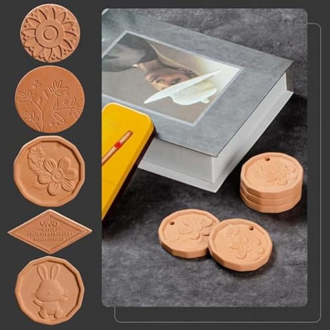 Brown Sugar Saver - Terracotta Brown Sugar Saver Terra Cotta Brown Sugar Disc Saver and Softener Disc, Terra Cotta Brown Sugar Bear Softener Alternative (Flower)