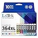 Produktbild LxTek Tintenpatrone Kompatibel für HP 364XL für Deskjet 3070A 3520 für Photosmart 5520 5510 5515 5524 6510 6520 7510 7520 (Schwarz, Cyan, Magenta, Gelb, 10er-Pack)