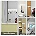 GTK Key Holder for Wall, Key Hooks with 6 Hooks, Wall Mounted Key Holder for Hallway, Self Adhesive Key Rack(White)