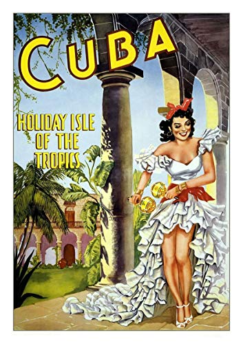 Poster Affiche Cuba Vintage Rétro Print