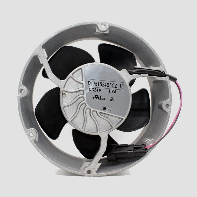 D1751S24B6CZ-16 172mm 172x172x51mm DC24V 1.8A 2-Wire Cooling Fan